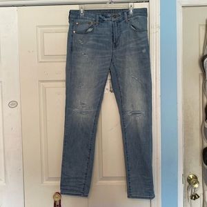 American Eagle Ripped Flex Skinny Jeans Men 34 32